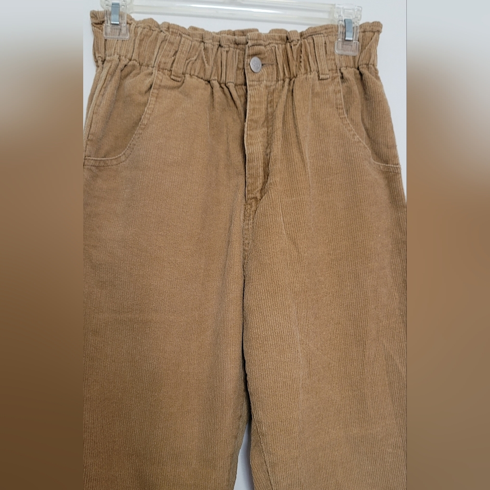12th Tribe Sandstorm Camel High-Waisted Corduroy Pants - Picture 3 of 9
